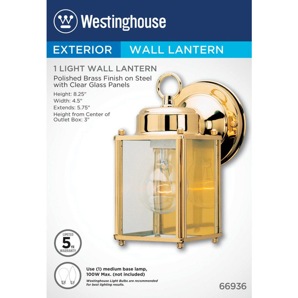 Westinghouse WALL LATRN CLR 100W 4.5W 66936